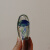 佐普森水晶琉璃水母球海洋水晶球手工山东淄博特产博山传统工艺品小摆件 长方形深蓝水母