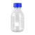 试剂瓶玻璃蓝盖试剂瓶透明玻璃瓶蓝盖丝口流动相瓶 带刻度玻璃瓶 50ML