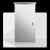 室外不锈钢网络机柜交换柜1.2米户外防水弱电箱12U6U9U设备机柜 乳白色 不锈钢本色 600x600x600cm