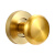 纳仕徳 不锈钢单面球形隐形门锁 拉丝金色 锁边距75mm单舌锁体 办公室内门 AFQJ83