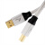 MPS HD300单晶铜镀银HIFI解码DAC数据线AB发烧USB线typeC Micro type C (华为接口)  USB B 1.5米
