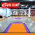 欧百娜室内篮球场地胶 篮球馆定制地胶垫星耀木纹4.5mm防滑运动地板