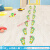 数字贴纸编号0-9 儿童跳房子飞机跳格子数字游戏幼儿园地面地板贴纸方格小脚印地贴 F款·长颈鹿小脚丫-绿(一件10双脚丫) 超大