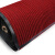 科力邦（Kelibang） 条纹复合地毯 可裁剪双条纹PVC复合防滑地垫 酒店地垫走廊防滑地毯0.9*15m KB1211酒红色