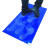 粘尘垫可撕式无尘室工厂车间门口防尘垫黏沾尘垫蓝白色 蓝色小号18*36(45*90cm)1盒10本