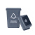 稳斯坦 环卫垃圾分类垃圾桶 蓝色(可回收物)20L 户外物业分类垃圾桶新国标 WL-007