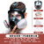 LISM防毒面具全面罩全脸喷漆专用放毒氧气面罩防尘口罩防护罩喷塑化工 加强60926滤毒盒