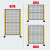 新特丽 机器人围栏 隔离护栏防护栏 工厂车间仓库机械设备无缝隔离网安全护栏网加粗围挡 专用1.5米立柱