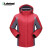 雷克兰（Lakeland） 户外防寒服冲锋衣 女短款冬季三合一冲锋衣外套 BR203 红色BR203(配200g新雪丽内胆) XS