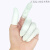 斯特龙一次性乳胶手指套工业用手指套无尘防滑防护美容足疗手指套 黄色(进口)100g/约200个
