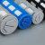 科威顿定制气动电磁阀塑料消声器黑色蓝色PSL06分1寸接头 橘色颗粒2分 品质料