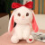 桑菽芭比小白兔毛绒玩具布娃娃抱着睡觉公仔送儿童生日礼物 白色芭比兔 45厘米
