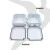 铸固 R型abs塑料防水盒 户外防水接线盒监控室外防水盒分线盒 RA200*200*80