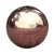 玫瑰金不锈钢圆球空心球 不锈钢装饰浮球镜面楼梯精品金属球 200MM精品圆球【#】玫瑰金