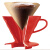 HARIO好璃奥 日本进口 咖啡壶滴滤式 手冲咖啡套装滤杯咖啡器具 VCSD-02R V60 精致节假日礼物