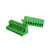5.08mm绿色公母对接插头KF2EDGK凤凰插拔式PCB接线端子MSTB2.5-ST 2EDGK-5.08-2P(绿色)(10只)