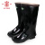 安全牌（AN QUAN PAI）耐酸碱胶靴 安全雨鞋劳保鞋 防滑雨靴半筒 ZH001 44码