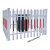 变压器护栏PVC塑钢护栏围栏电力栅栏隔离栏围挡幼儿园学校配电箱 1.8米高立柱元/米