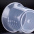顶郝 刻度杯 塑料烧杯 实验室器皿 塑料量杯 1000mL2个 