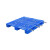 库达1212G网格川字（面置钢管）塑料托盘仓库叉车物流货物栈板托板垫仓板地台板全新料 蓝色 1200x1200x150mm