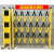 ABDT 电力施工安全护栏玻璃钢绝缘移动伸缩围栏道路警示隔离栏栅 加厚红白色1.2米高*3米长