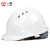 一盾免费印字 一盾国标加厚安全帽工地男领导建筑工程施工透气头盔定制logo印字 白色三筋透气ABS