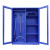 Denilco 防暴器材柜 反恐装备柜应急柜放置柜保安器材柜盾牌柜物品储存柜防爆储备柜 蓝色1.6M*1.2M*0.4M