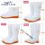 白色食雨鞋高中低筒卫生靴男女厨师鞋防水防滑耐油耐酸碱水鞋品 高筒 39