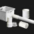 讯浦 PVC线管杯梳 锁扣螺接 阻燃白色 适用于25线管 10个装 XT-SK25