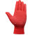 犀跃 耐磨劳保手套 点珠防滑透气弹性手套 尼龙手套 薄款点珠手套 红色12双 均码 