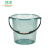 卫洋WYS-2195 透明塑料清洁水桶 直径32.5CM透蓝 加厚提水桶拖把桶
