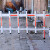 道闸杆 停车场八角杆拦车杆铝合金栅栏杆直杆小区门卫起落杆【栅栏】红白 3.5米