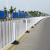 丰昂 京式护栏道路护栏隔离栏交通公路马路市政加厚围栏京式防撞防护栏 加厚款0.6米高*3.08米长/套含1柱1座