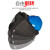 利力维特高空作业电焊帽式面罩配安全氩弧焊头戴式焊工卡扣全脸防护 插槽自动变光面罩 编号12