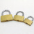 兴选工品 铜挂锁 小锁头 铜锁 小锁头 箱锁 柜门锁 25mm铜挂锁 不通开