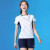 2024新yy新款羽毛球服男女套装速干比赛定制队服短袖运动 捷307男款-白色套装 XL