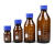 定制定制滴定管广口瓶玻璃瓶丝扣带盖瓶棕色螺口透明酒精试剂容器 茶色50毫升