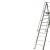 宝富 定制 铝合金可折叠平台A型梯工业级人字梯工程梯 2.5m;RLAP-D-25