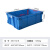 封浮 周转箱塑料零件物料盒收纳盒配件箱塑料盒胶框五金工具盒长方形大号 不带盖510*350*170mm蓝色450-160-B
