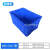 子样品胶盆工具汽修塑料方形车框箱蓝色收纳盒螺丝料盒零件实验室 加厚 外径60.5-41-31cm