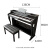 莫森(mosen)智能电钢琴MS-188P烤漆星耀黑 88键全重锤键盘 原装琴架+三踏板+双人琴凳大礼包