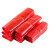 蓓尔蓝 FH-1150 手提垃圾袋加厚（55*80cm/100只装）商用大小号塑料背心垃圾袋 红色