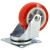 海斯迪克  红色pp肥仔脚轮 轻型家具小轮子 1.5寸万向轮（4个/组）【2组起售】