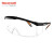 霍尼韦尔 100110防雾防刮擦防冲击眼镜透明镜片黑框 5副