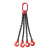 G80锰钢起重工具链条吊索具吊钩挂钩吊具模具吊环吊钩连接扣吊链 定做规格和长度(价格表)
