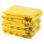 企桥 黄色医疗废物包装袋诊所医院手提背心式垃圾袋一次性大号加厚 手提60*70 3丝 100只/包