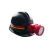 宝利莱518矿用矿灯防爆防水强光亮锂电池充电 井下安全帽灯 红色灯+黑色矿帽    白光