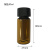 3 5 10 15 20 40 50 60ml透明螺口玻璃瓶试剂瓶样品瓶精油西林瓶 30ml棕色瓶(27.5*72.5)