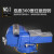 ZIXI工业级台虎钳重型台钳加厚大台面夹钳小型螺纹丝杠台虎钳子 10寸台钳250mm（60KG）