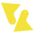 久臻 YGJ032 黄色清洁小刮板 除冰美缝工具150个  小号+大号 各75个